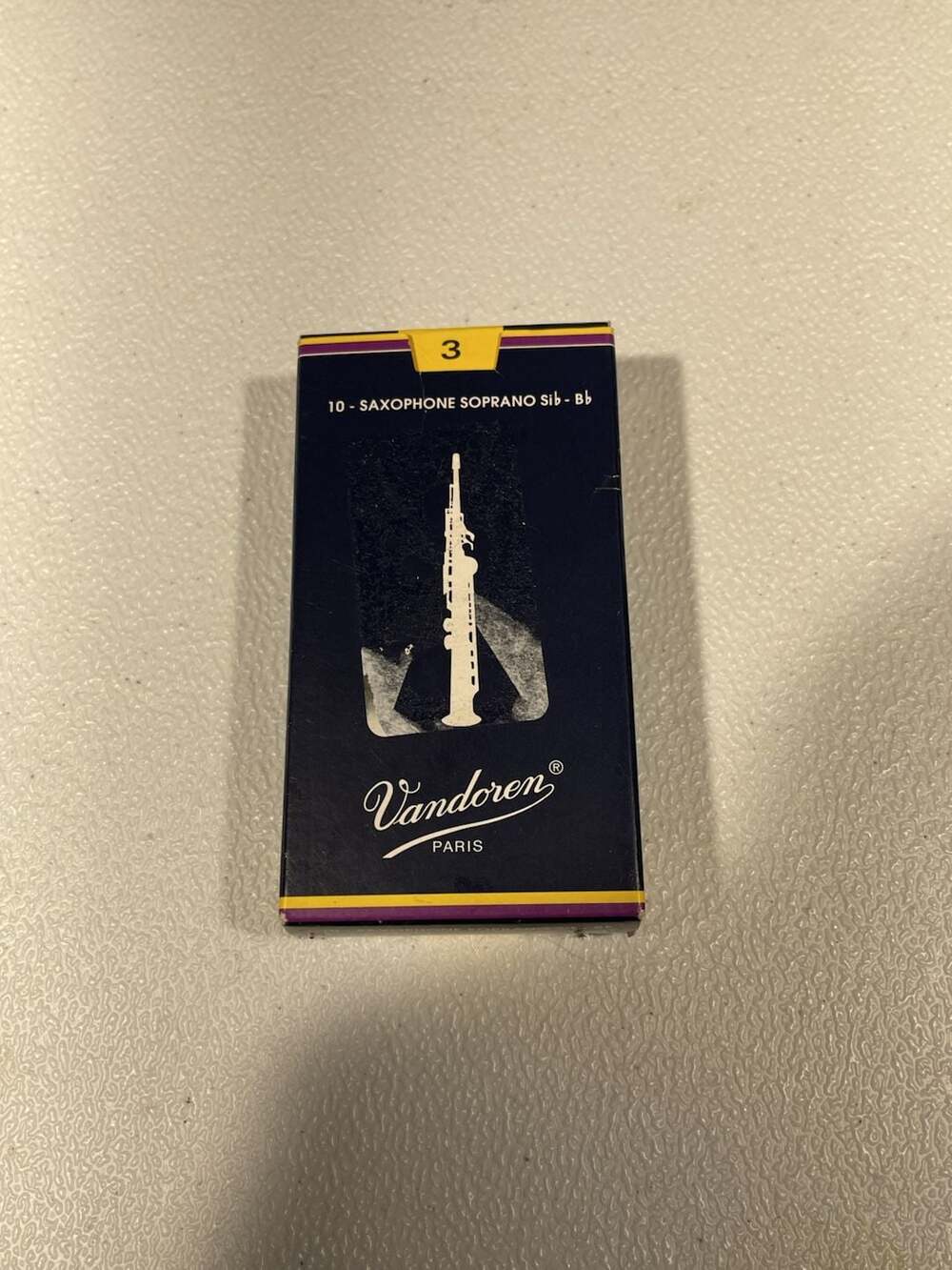 Vandoren Traditional Soprano Saxophone Reeds Strength 3 (Box of 9)